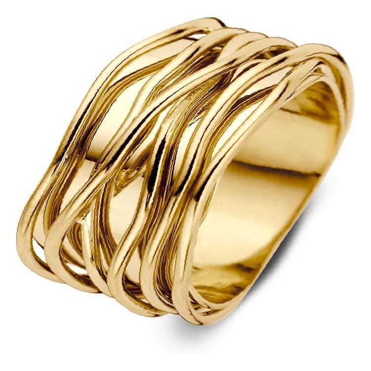 Excellent Jewelry RC106877 14 karaat gouden ring 11,5 mm