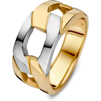 Excellent Jewelry RC407583 14k bicolor ring 10 mm