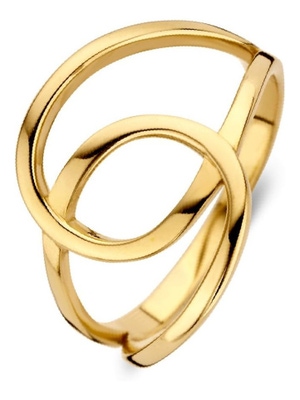 Excellent Jewelry RE106985 14 karaat gouden ring 15 mm