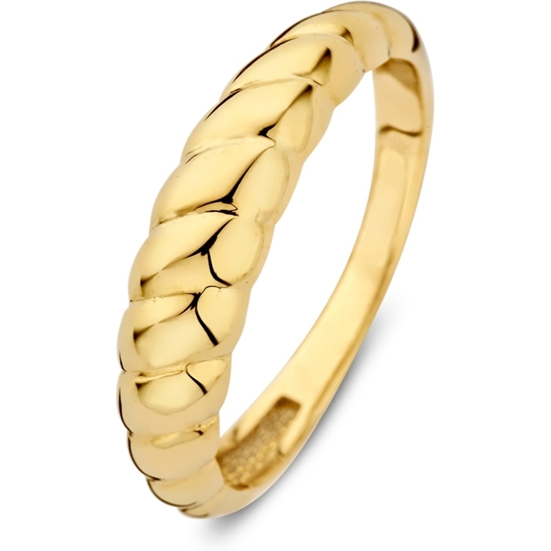 Excellent Jewelry RE107487 14 karaat gouden croissant ring