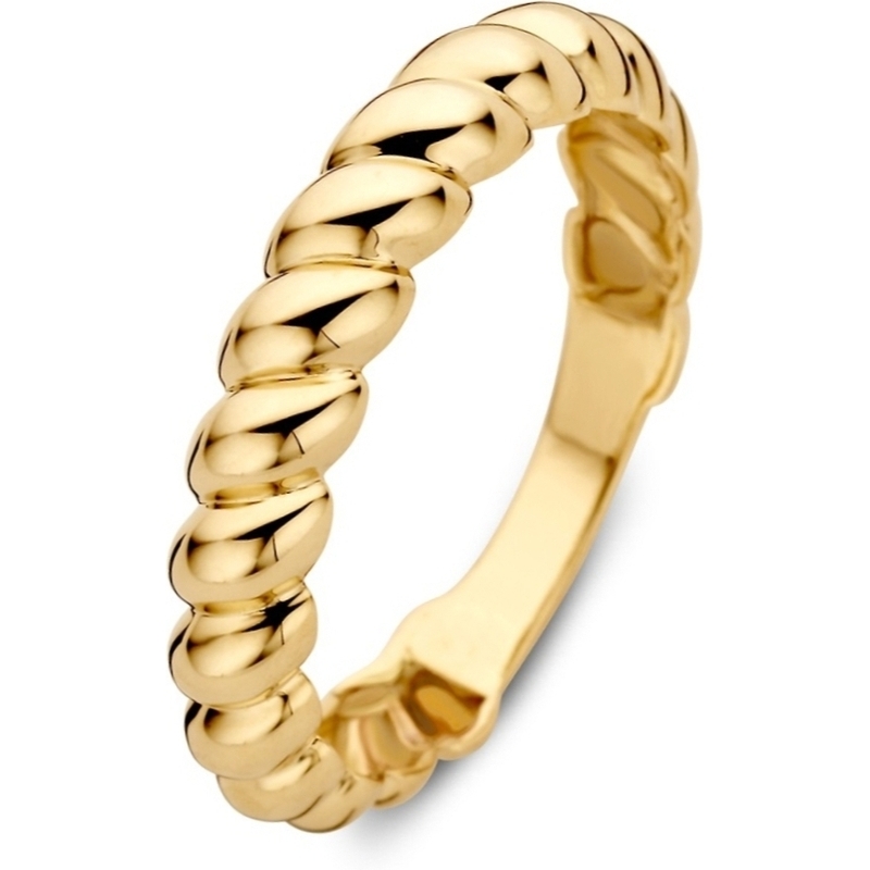 Excellent Jewelry RE107737 14k gouden ring gedraaid 4,3 mm