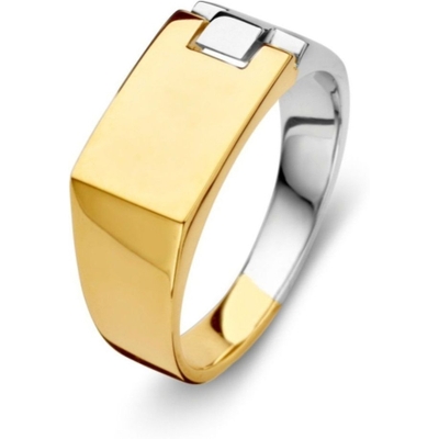 Excellent Jewelry RF401115 14k bicolor gouden herenring 9 mm