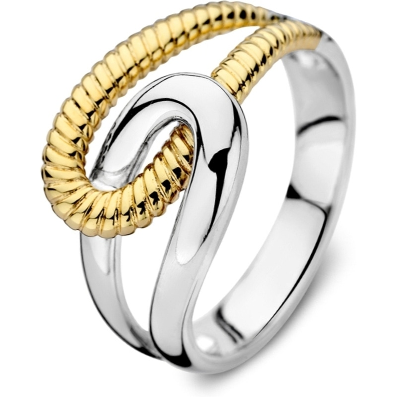 Excellent Jewelry RF607644 Zilver met 14k gouden ring
