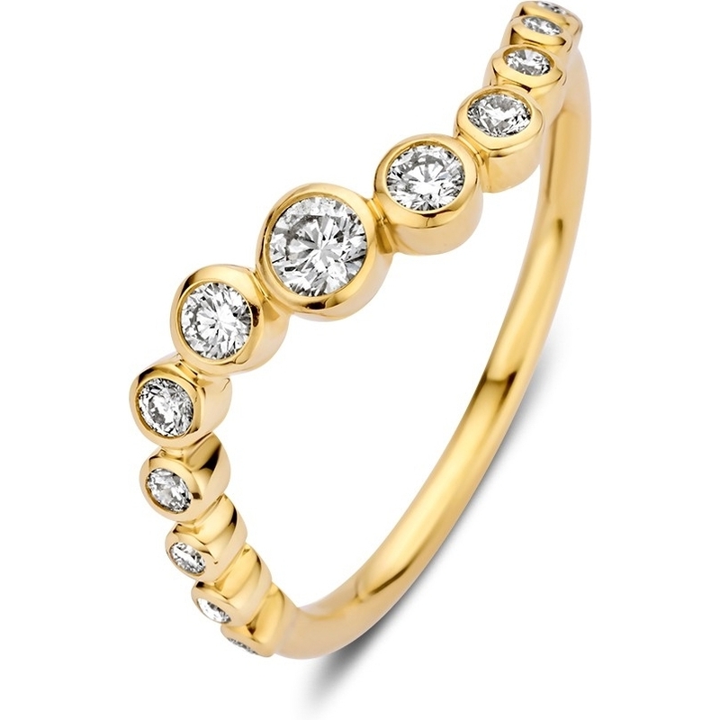 Excellent Jewelry RG117964 14k gouden ring met 0,37 ct diamant