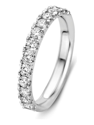 Excellent Jewelry RG216200 14 karaat witgouden ring met 0,78 ct diamant