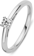 Excellent Jewelry RG216800 14k witgouden solitair ring 0,19 ct diamant