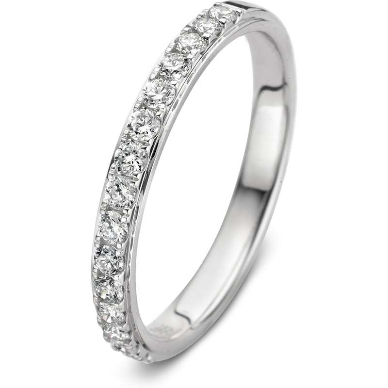 Excellent Jewelry RG217336 14k witgouden ring met 0,36 ct diamant