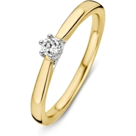 Excellent Jewelry RG416078 14k gouden ring met 0,09 ct diamant