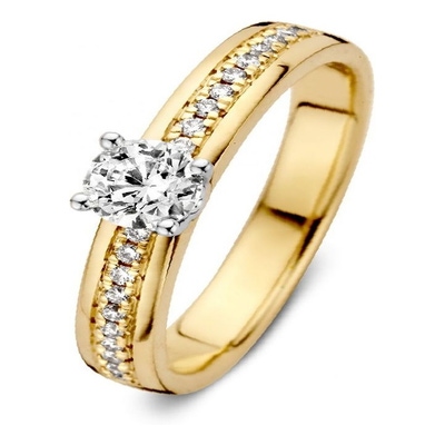 Excellent Jewelry RG416995 14 karaat gouden ring met 0,54 ct diamant