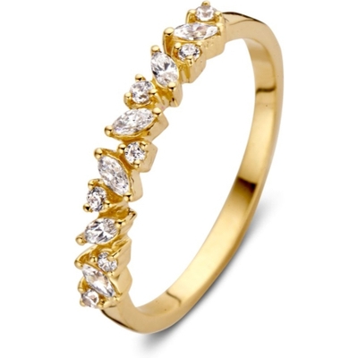 Excellent Jewelry RH127363 14k gouden ring met zirkonia