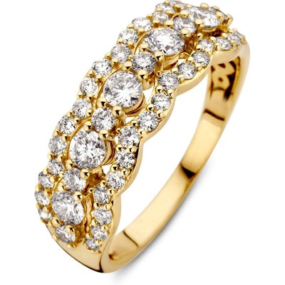 Excellent Jewelry RK117692 14k gouden ring met 1,00 ct diamant