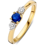 Excellent Jewelry RK138264 14k ring saffier en 0,20 ct