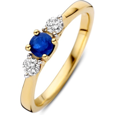 Excellent Jewelry RK138264 14k ring saffier en 0,20 ct