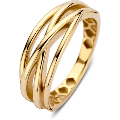 Excellent Jewelry RM107993 14k gouden crossover ring 7,8 mm