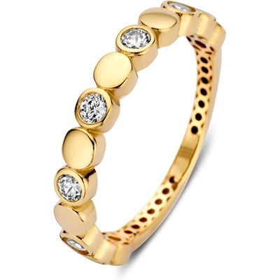Excellent Jewelry RM127989 14k gouden ring met zirkonia 3,3 mm