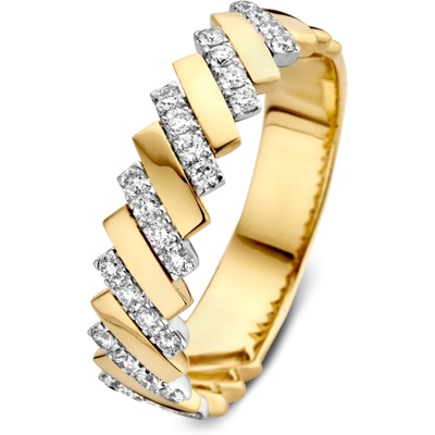 Excellent Jewelry RP417388 14k gouden ring met 0,30 ct diamant