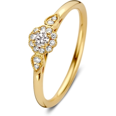 Excellent Jewelry RX117373 14k gouden ring met 0,21 ct diamant