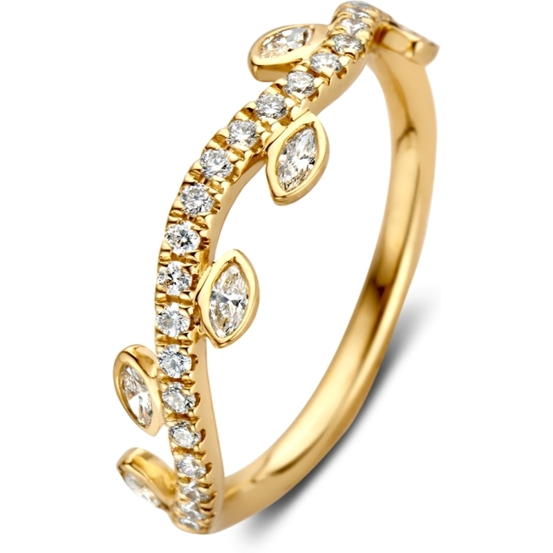 Excellent Jewelry RX117375 14k gouden ring met 0,37 ct diamant