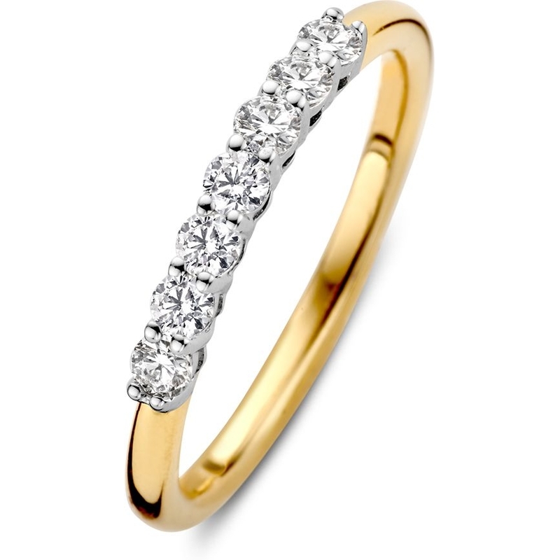 Excellent Jewelry RX417254 14k bicolor gouden ring met 0,40 ct diamant