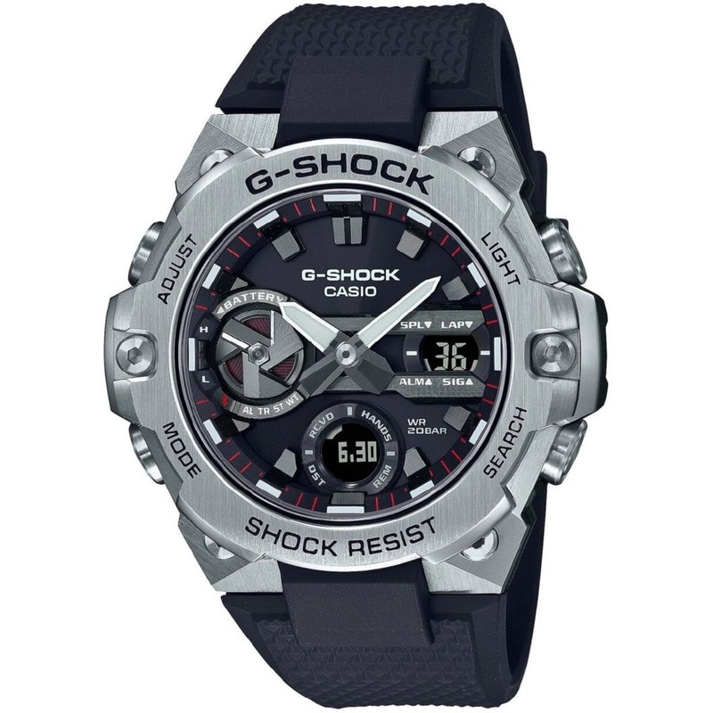 Casio G-Shock GST-B400-1AER G-Steel bluetooth solar analoog-digitaal horloge 49,6 mm