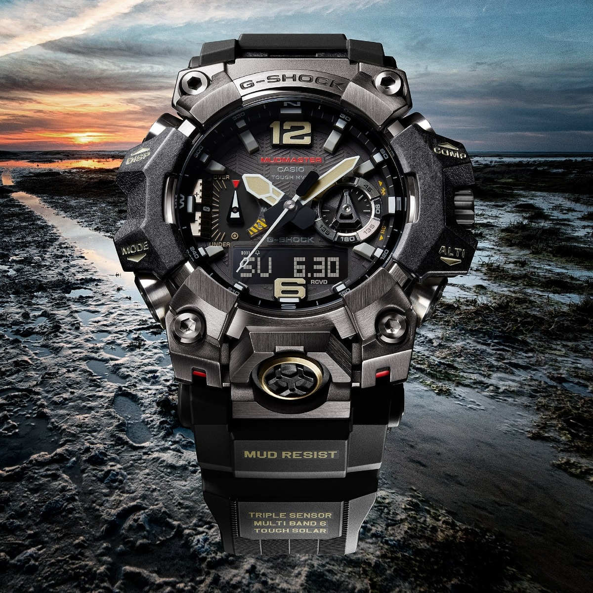 G-Shock GWG-B1000-1AER Mudmaster kompas horloge