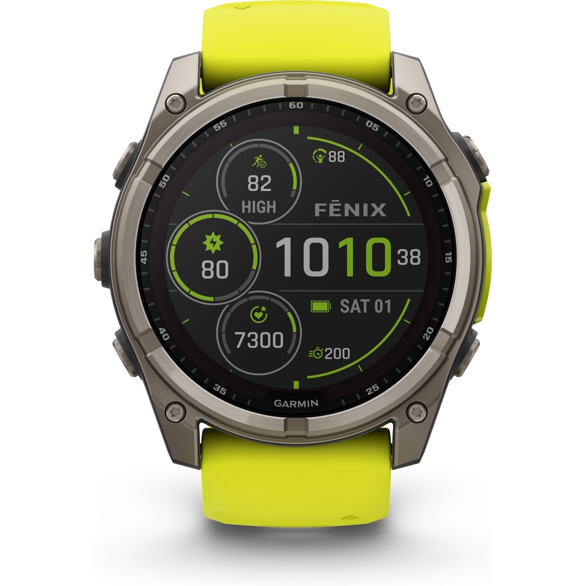 Garmin 010-02906-21 Fenix 8 Sapphire Solar titanium