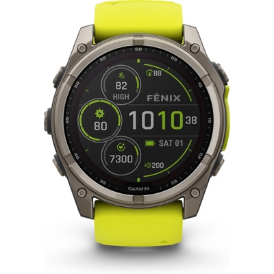 Garmin 010-02907-21 Fenix 8 Sapphire Solar titanium smartwatch 51 mm