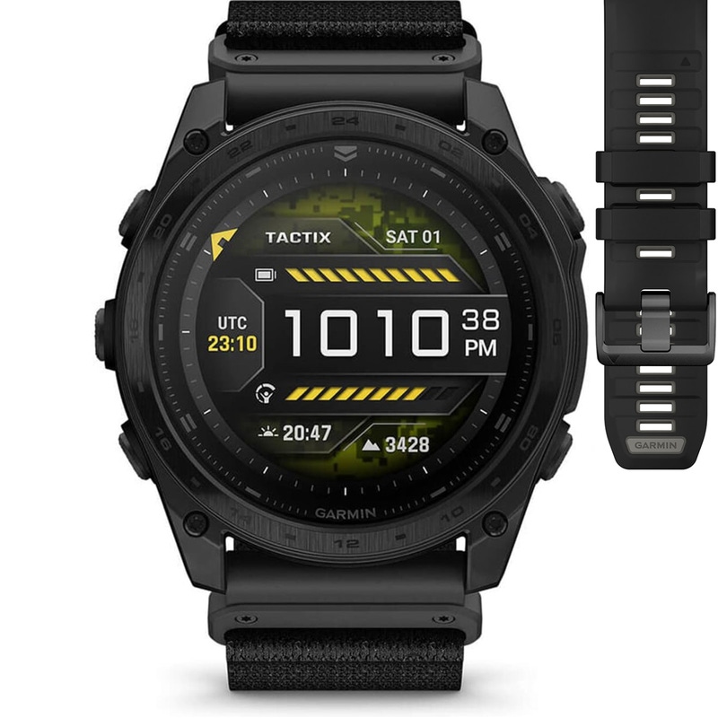Garmin 010-03406-01 Tactix 8 Amoled titanium smartwatch 51 mm met extra band