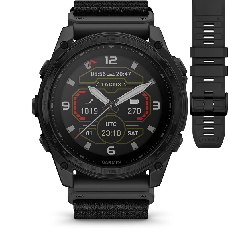 Garmin 010-03407-01 Tactix 8 Solar titanium smartwatch 51 mm met extra band