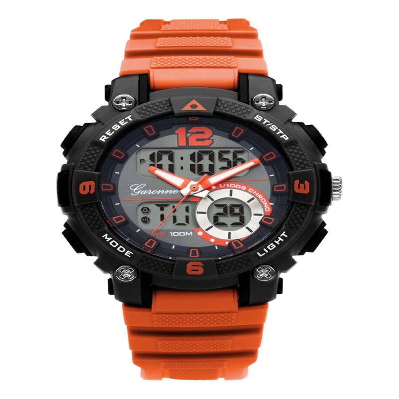 Garonne KQ26Q475 Sport Digital kinderhorloge analoog-digitaal 38 mm