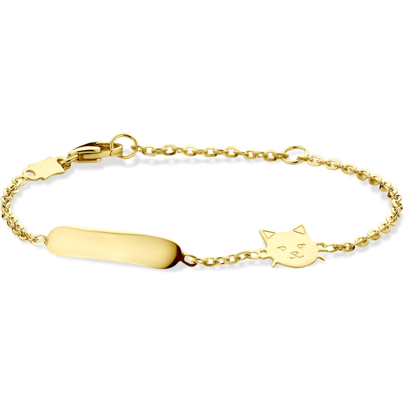 graveerarmband kat 11 - 13 cm 14K geelgoud