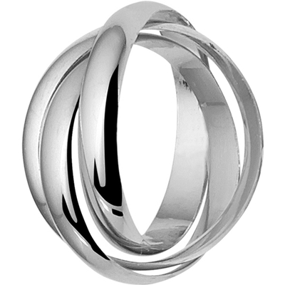 hanger 10 mm zilver gerhodineerd