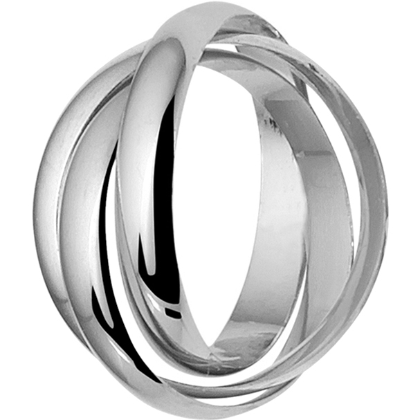 hanger 10 mm zilver gerhodineerd