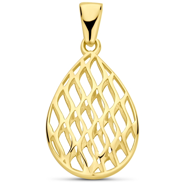 hanger 24 mm 14K geelgoud