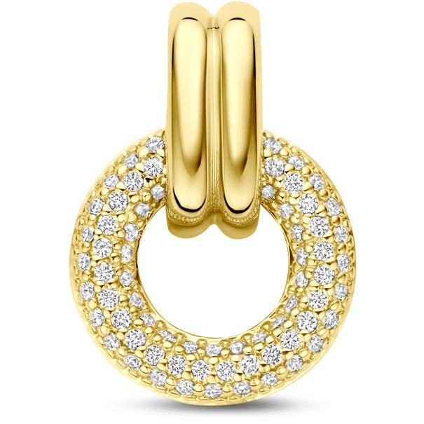 hanger diamant 019ct h si 165 mm 14K geelgoud
