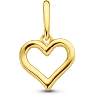 hanger hart 14K geelgoud