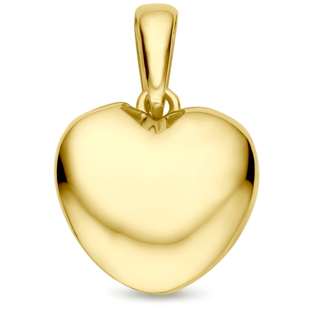 hanger hartje 16 mm 14K geelgoud