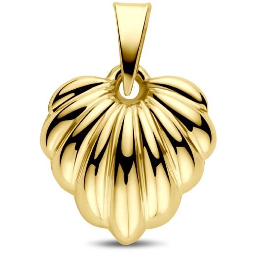 hanger hartje 18 mm 14K geelgoud