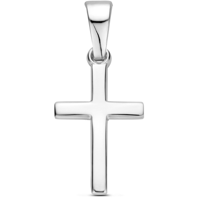 hanger kruis 20 mm zilver gerhodineerd