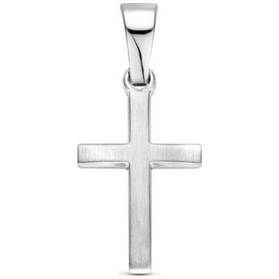 hanger kruis 20 mm zilver gerhodineerd