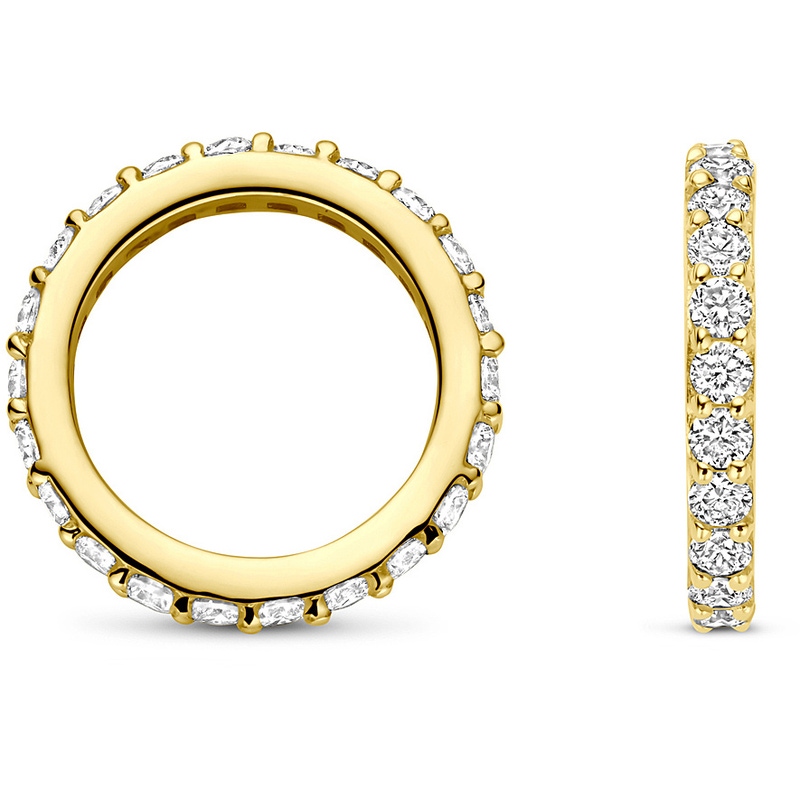 hanger lab grown diamant 021ct h si 105 mm 14K geelgoud