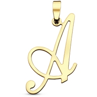 hanger letter 14K geelgoud