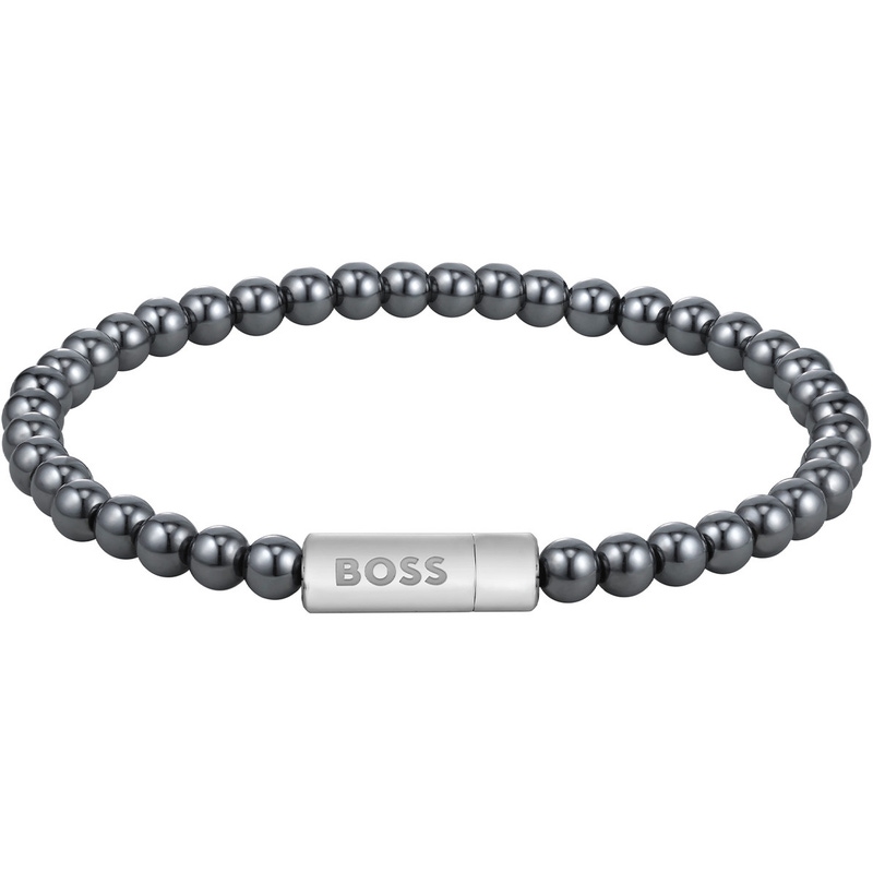 Hugo Boss Heren Armband Hematite HBJ1580790M 19cm