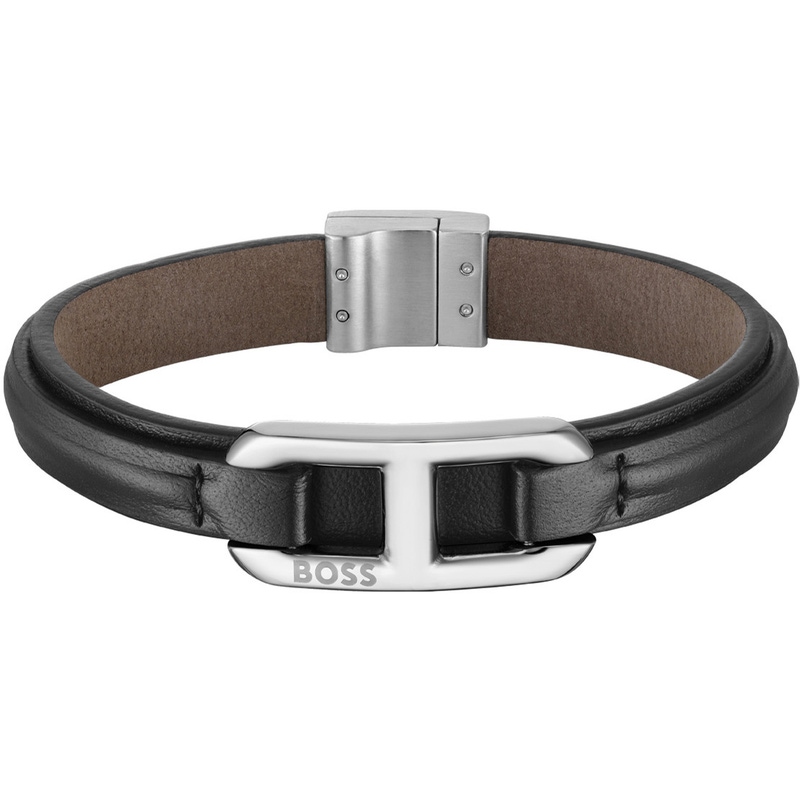 Hugo Boss Heren Armband Leer HBJ1580783M 19cm