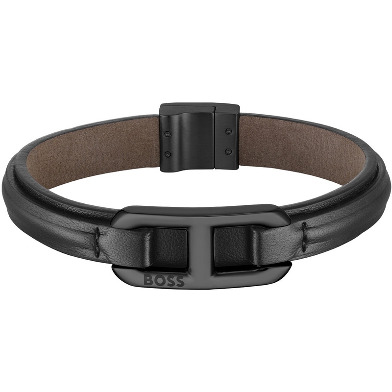 Hugo Boss Heren Armband Leer HBJ1580784M 19cm