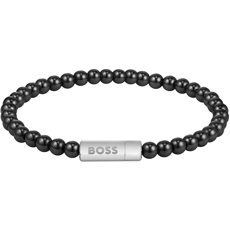 Hugo Boss Heren Armband Onyx HBJ1580789M 19cm