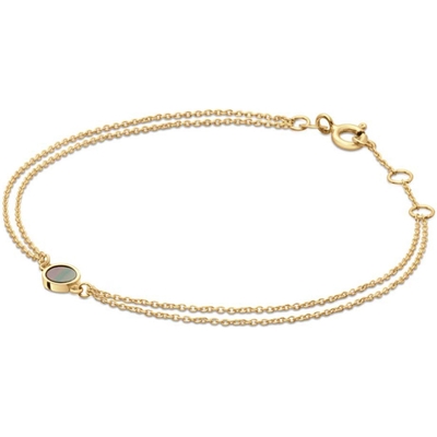 JKB24463 Giardino Segreto 14k gouden armband met parel