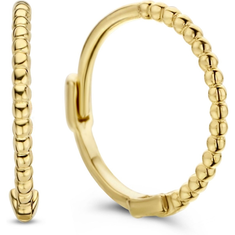 Jackie JKE20.038 14 karaat gouden dots oorringen 10 mm