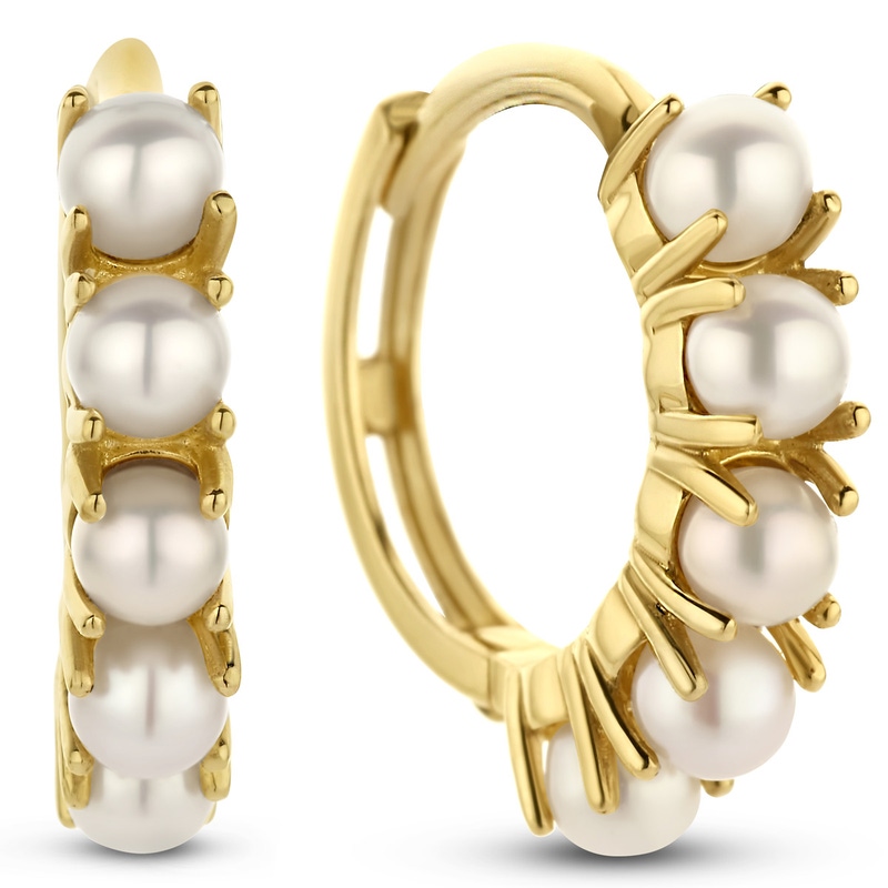 Jackie JKE22.220 Pearls Amalfi 14k parel oorringen