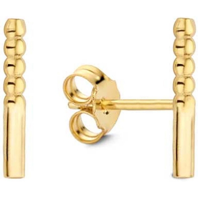Jackie JKE22.252 Deux de Belgique Studs 14k goud 8,7 mm